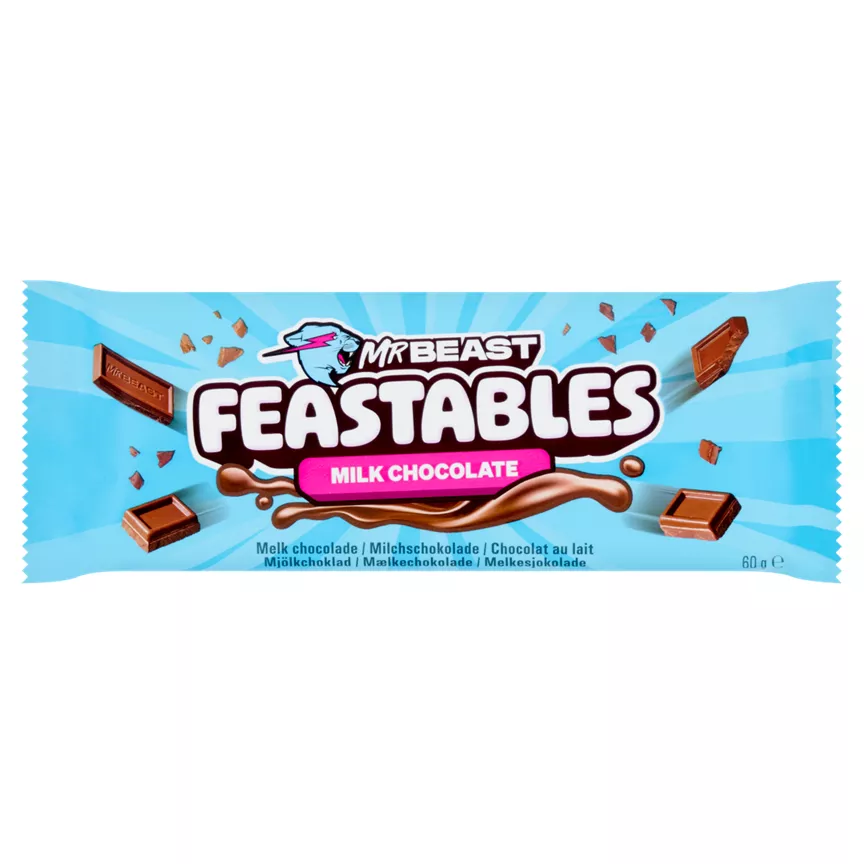 Feastables MrBeast Bar Milk Chocolate 60g