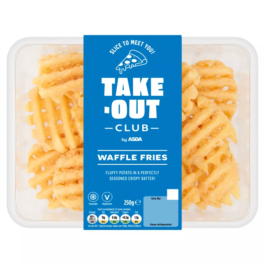 Takeout Club by ASDA Waffle Fries 250g