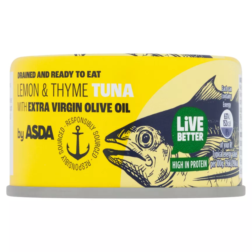 ASDA Tuna Fusions with Lemon & Thyme 80g