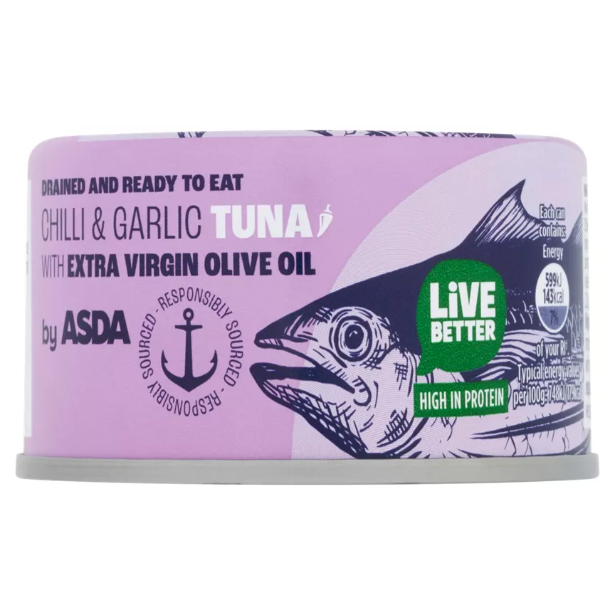 ASDA Tuna Fusions with Chilli & Garlic 80g