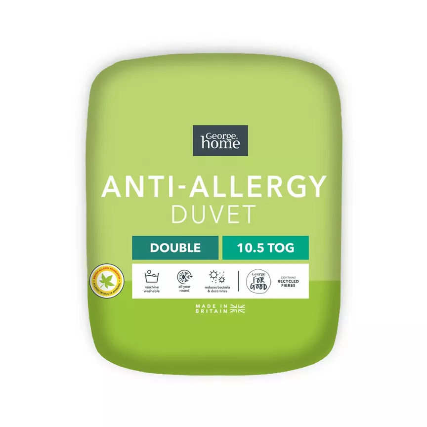 George Home Anti Allergy Duvet - King, 10.5 Tog