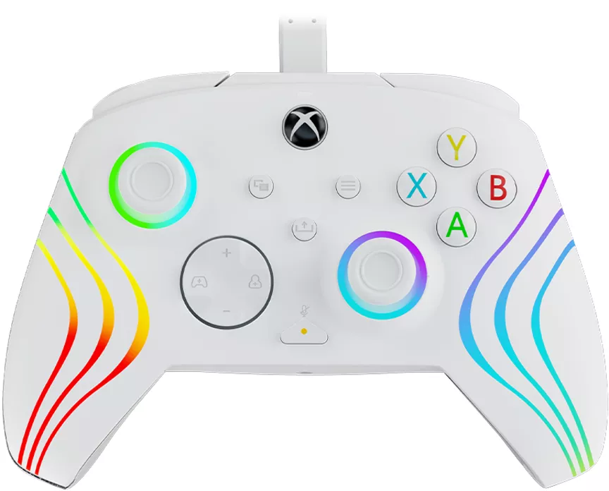 PDP Afterglow™ Wave Wired Controller for XBOX SERIES X/S & XBOX ONE - White