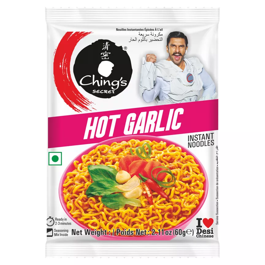 Ching's Secret Hot Garlic Instant Noodles 60g