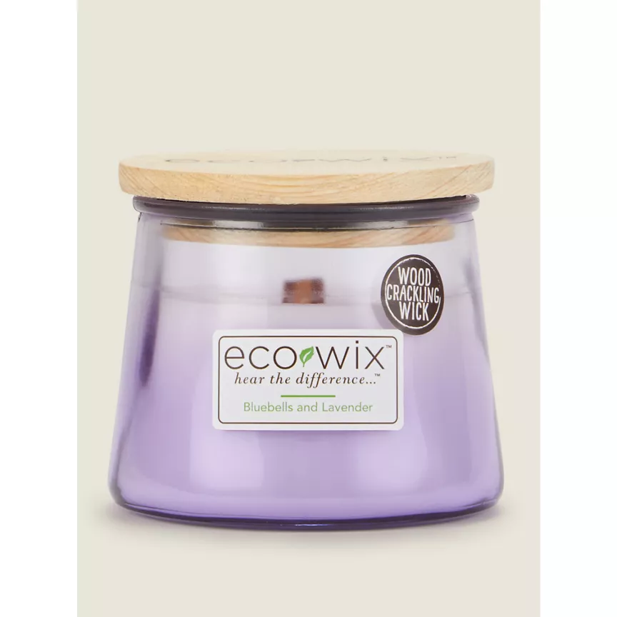 Eco Wix Ombre Bluebells and Lavender Small Jar Candle
