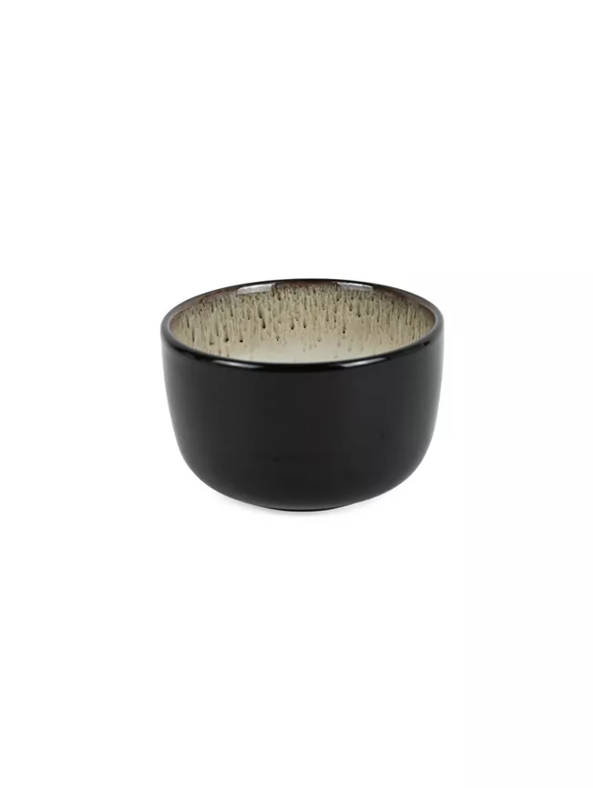 George Home Black Reactive Glaze Nibble Bowl