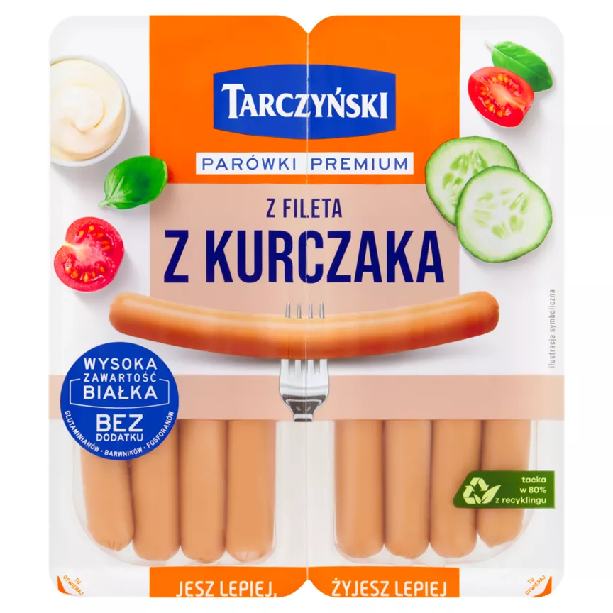 Tarczynski Chicken Fillet Frankfurters 2 x 90g (180g)