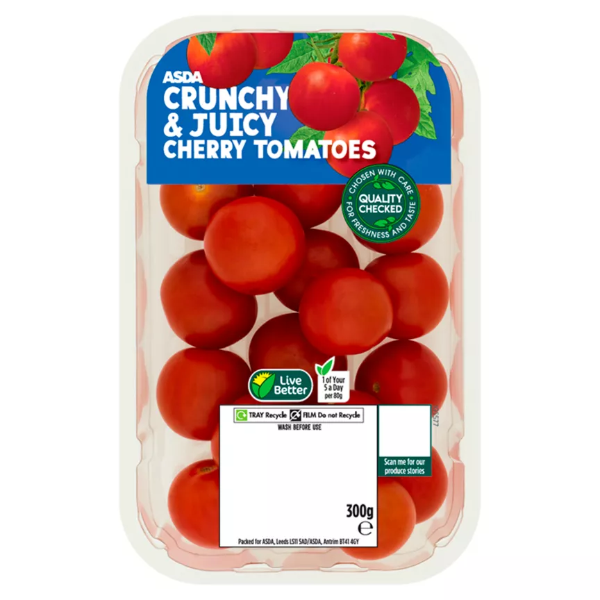 ASDA Crunchy & Juicy Cherry Tomatoes 300g
