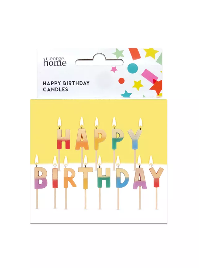 George Happy Birthday Candles