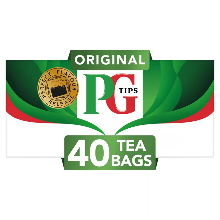 PG Tips 40 Original Tea Bags 116g