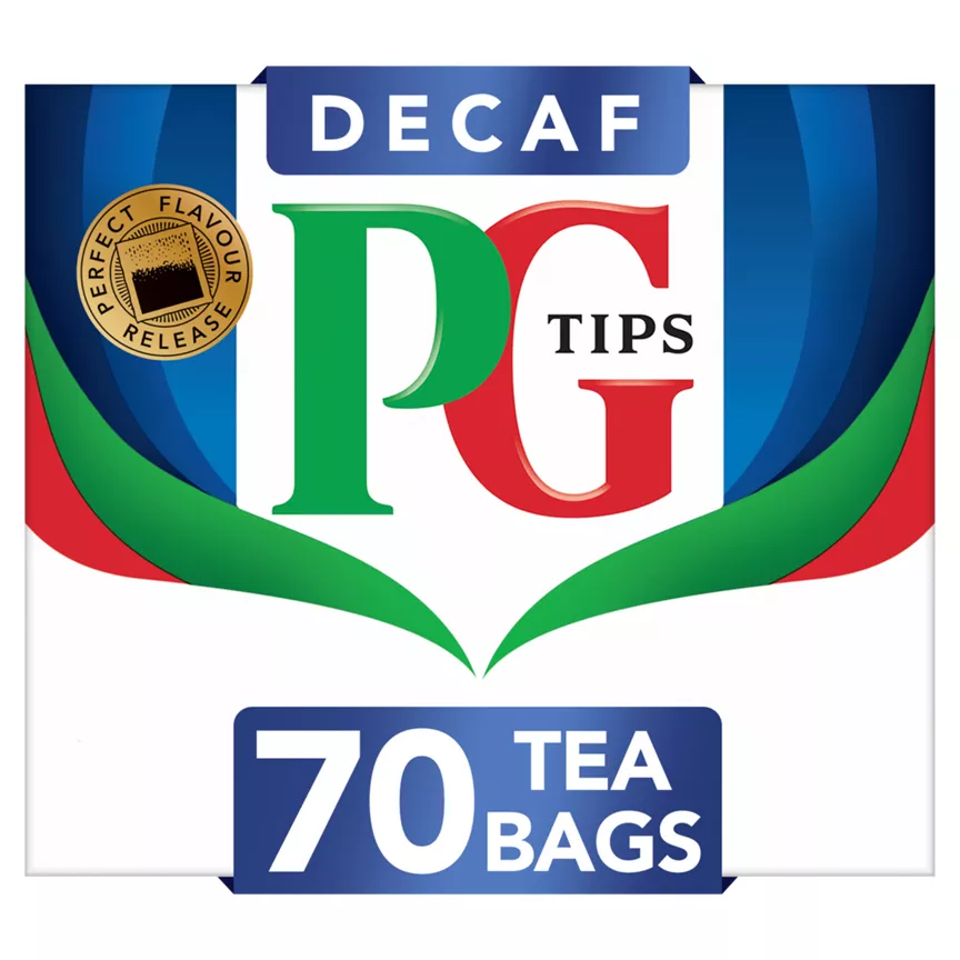 PG Tips 70 Decaf Tea Bags 203g