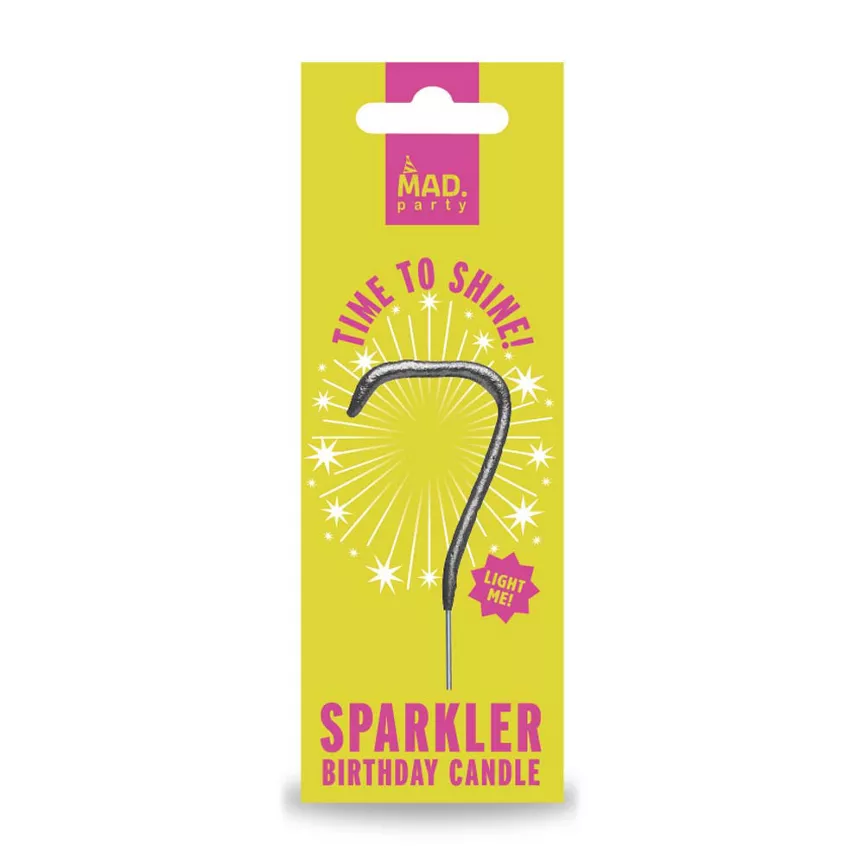 MAD Party Silver Number Sparklers 7
