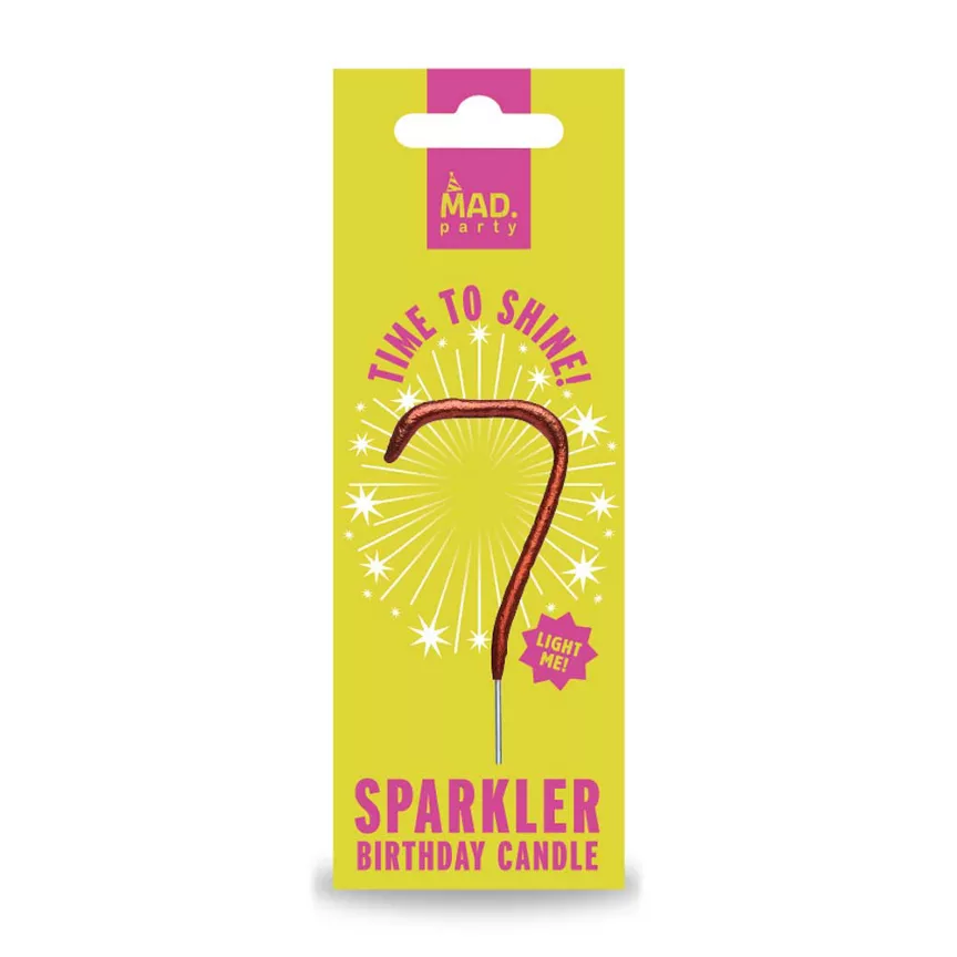 MAD Party Rose Gold Number Sparklers 7
