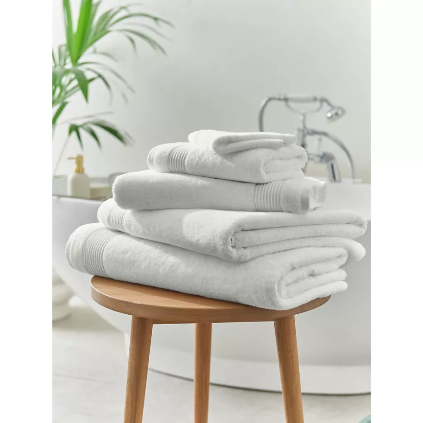 George Home White Egyptian Cotton Bath Towel