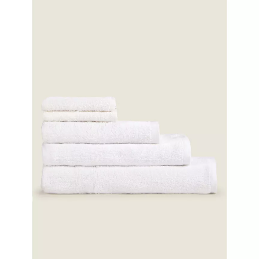 George Home White 100% Cotton Bath Towel