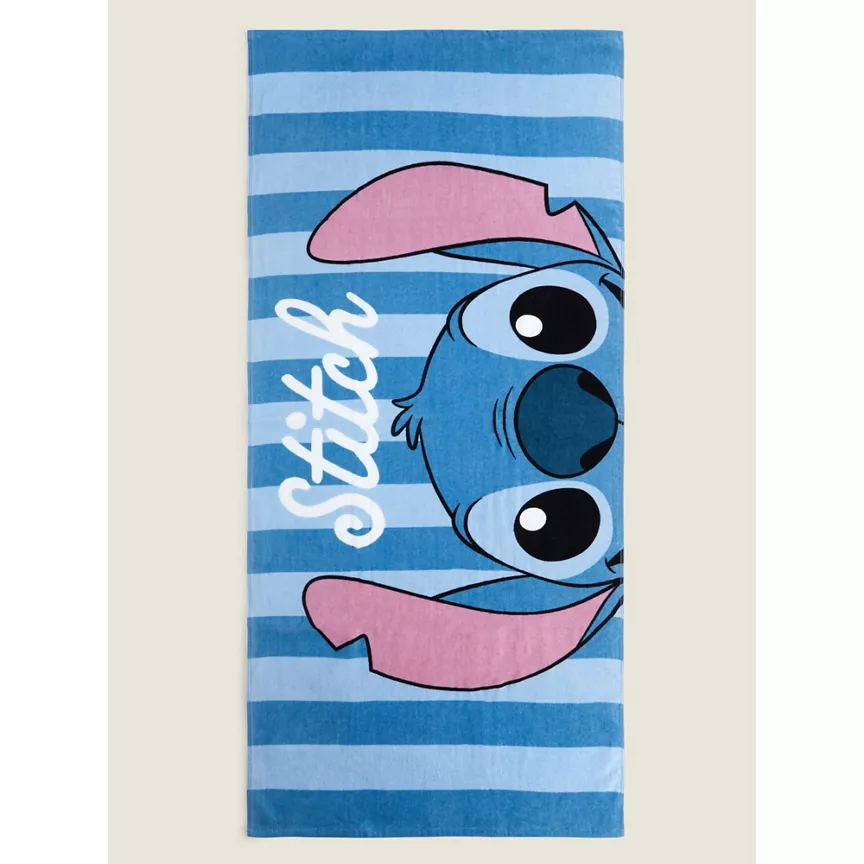 Disney Stitch Printed Cotton Towel