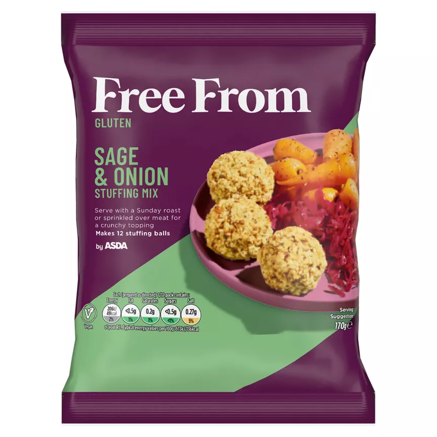 Free From by Asda Sage & Onion Stuffing Mix 170g