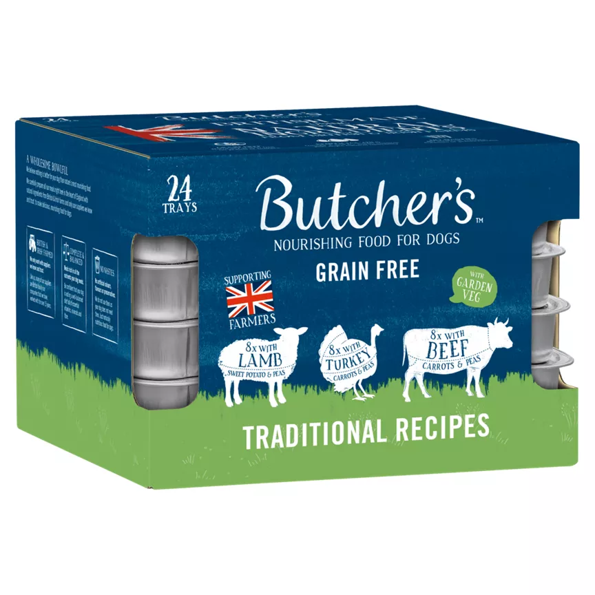 Butcher's Nourishing Food for Dogs Traditional Recipes 24 x 150g