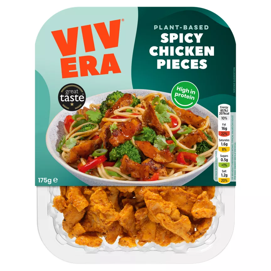Vivera Plant Spicy Chicken Kebab Style 175g