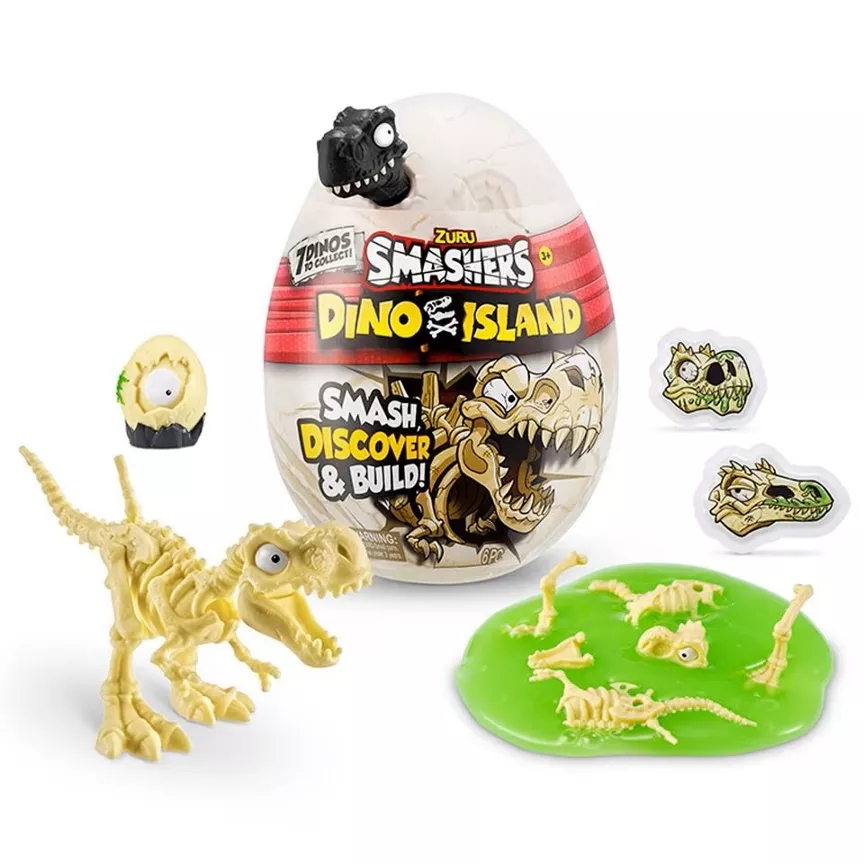 SMASHERS Dino Island Nano Egg by ZURU (Styles May Vary)