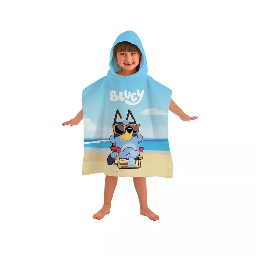 Bluey Relax Poncho Towel