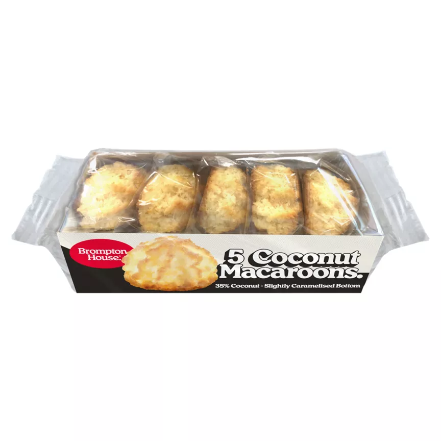 Brompton House Coconut Macaroons 5 x 33.5g (167g)