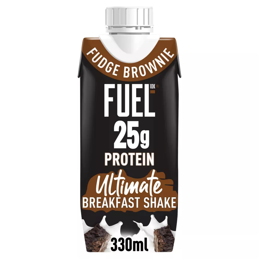 FUEL10K Ultimate Breakfast Shake Fudge Brownie Flavour 330ml