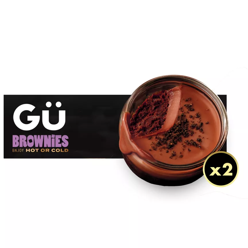 GU Brownies Double Chocolate 2 x 79g (158g)