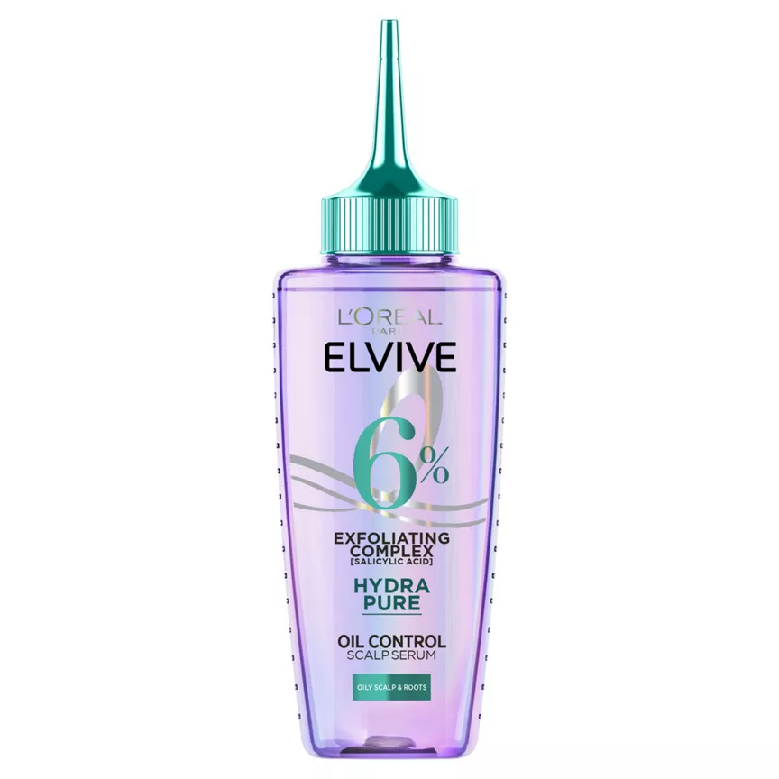 L'Oreal Elvive Hydra Pure Exfoliating Pre-Shampoo Scalp Serum for Oily Scalp & Roots 102ml