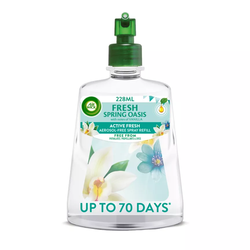 Air Wick Fresh Spring Oasis 24/7 Active Fresh Refill 228ml Lasts up to 70 days