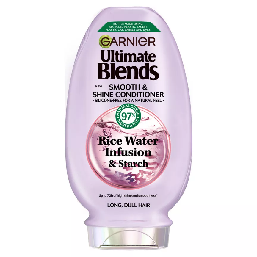 Garnier Ultimate Blends Rice Water Infusion & Starch Conditioner for Long Hair, 200ml