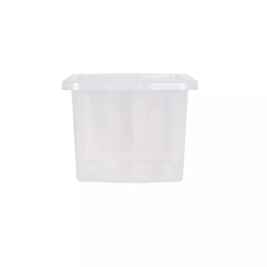 Wham Crystal 25L Box & Lid Clear