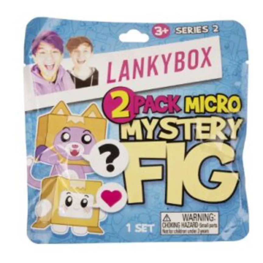 Lankybox Micro Mystery Figure 2 Pack (Styles May Vary)