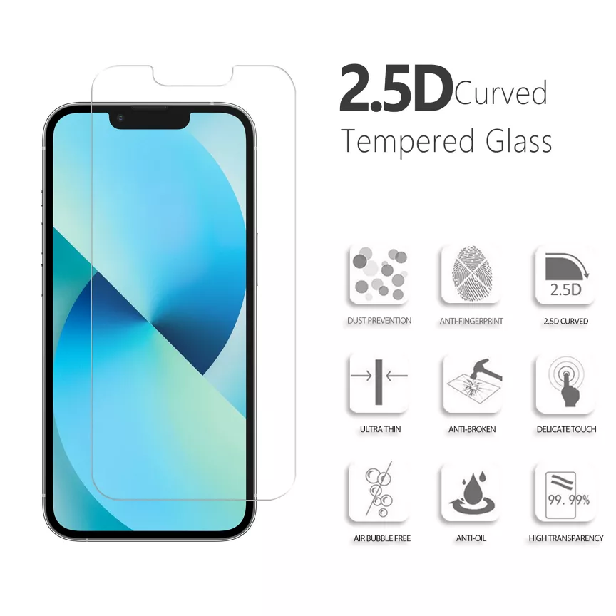 Groov-e Tempered Glass Screen Protector for iPhone 13