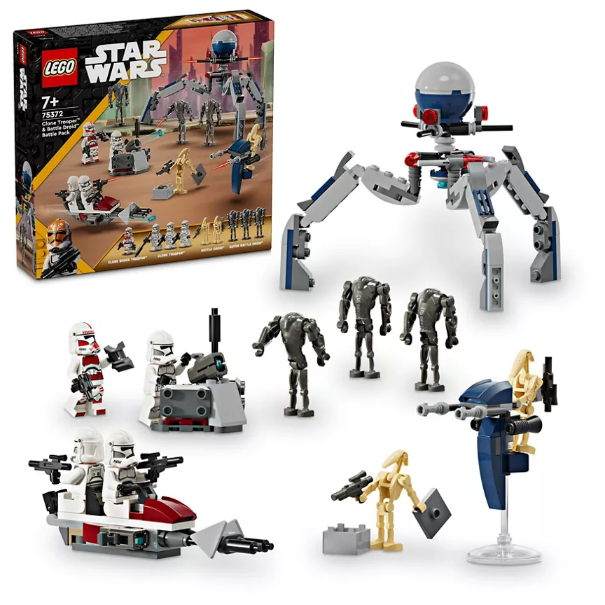 LEGO Clone Trooper™ & Battle Droid™ Battle Pack 75372