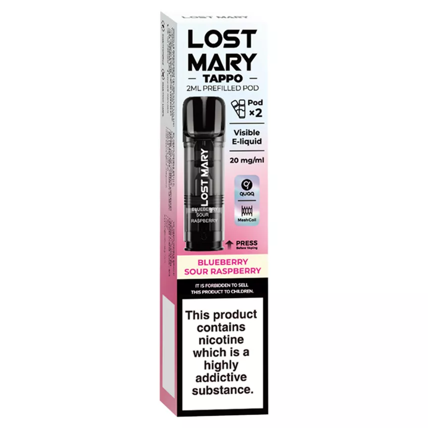 Lost Mary Tappo Blueberry Sour Raspberry 20mg