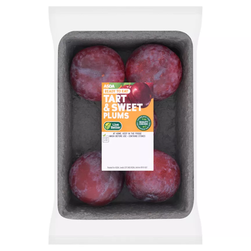 ASDA Tart & Sweet Plums 400g