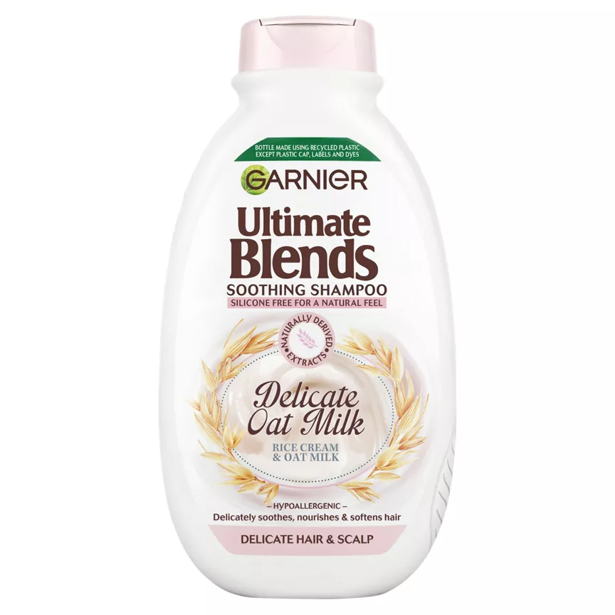 Garnier Ultimate Blends Delicate Oat Milk Soothing Vegan Shampoo 400ml