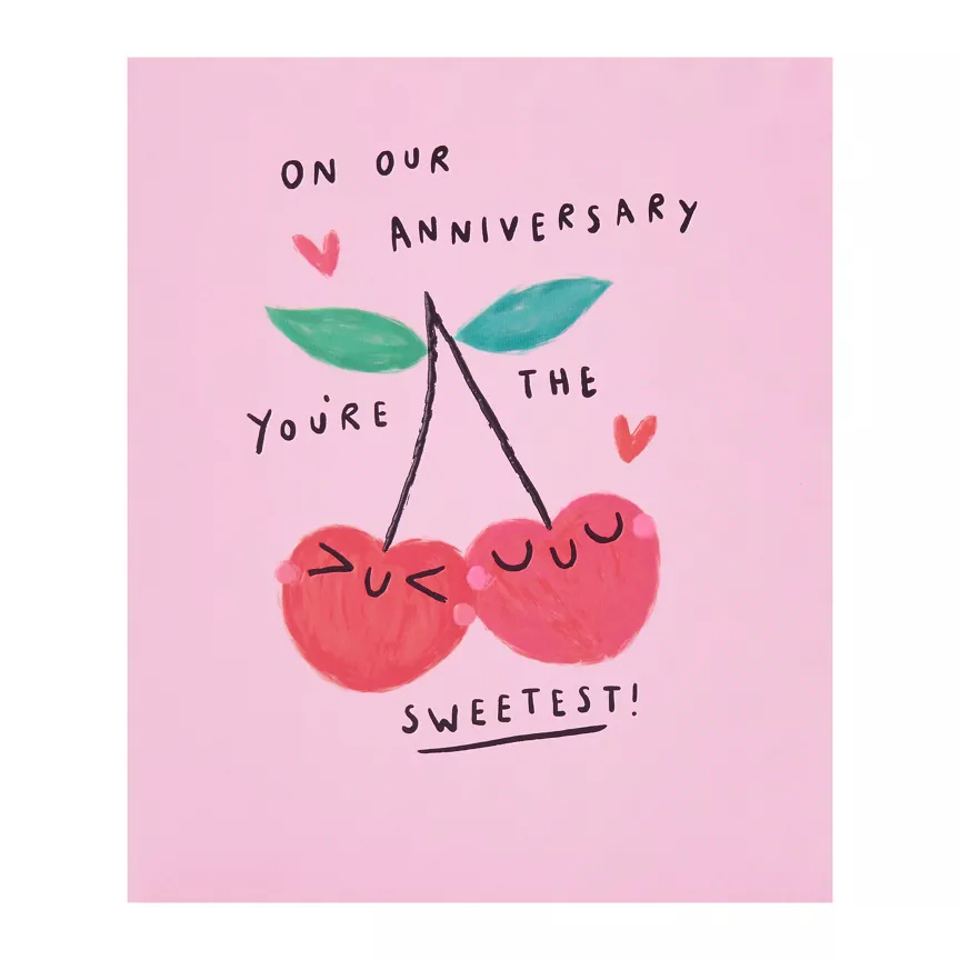 George Home On Our Anniversary Card