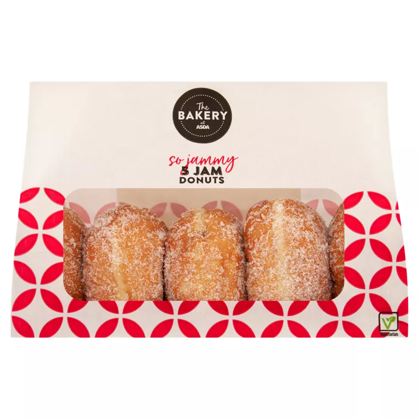 The BAKERY at ASDA 5 Jam Donuts
