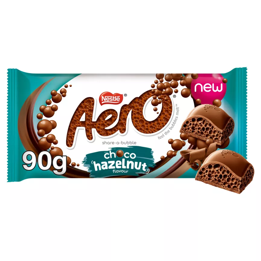 Aero Hazelnut Flavour Choco 90g