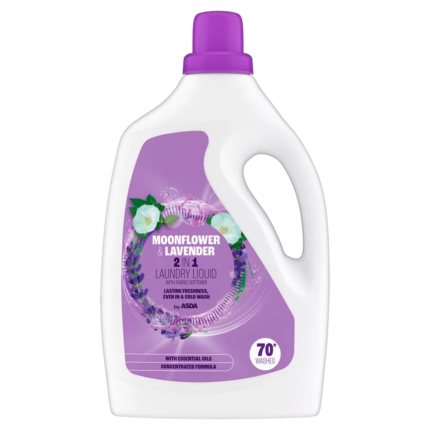 ASDA Moonflower & Lavender 2 in 1 Liquid 2.10 Litres