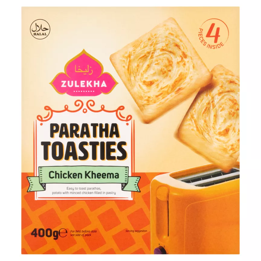 Zulekha Chicken Kheema Paratha Toasties 400g