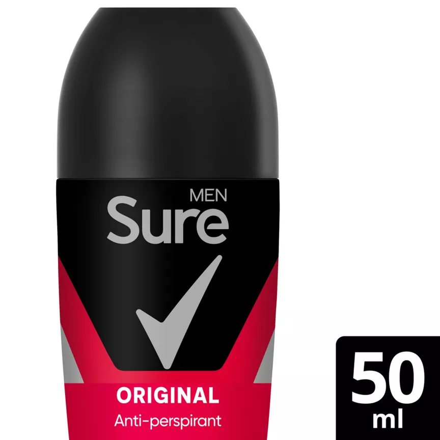 Sure Antiperspirant Roll On Original 50 ml