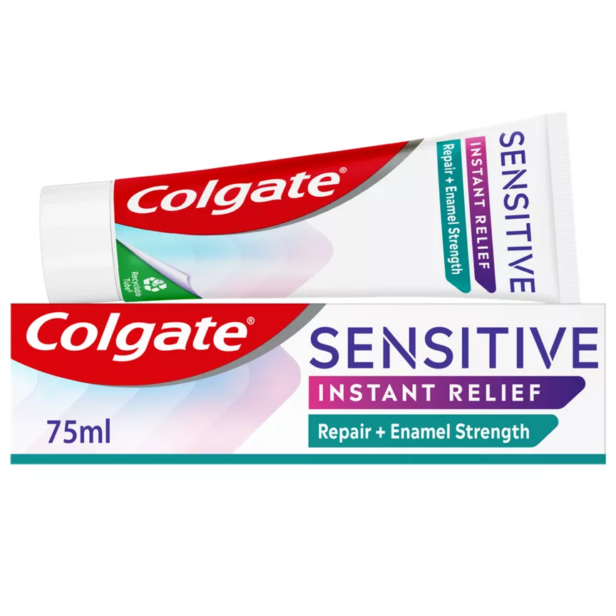 Colgate Sensitive Instant Relief Repair + Enamel Strength Toothpaste 75ml