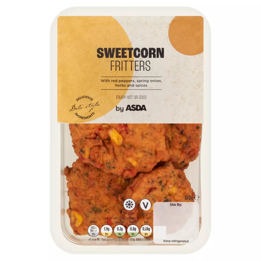 ASDA Sweetcorn Fritters 180g