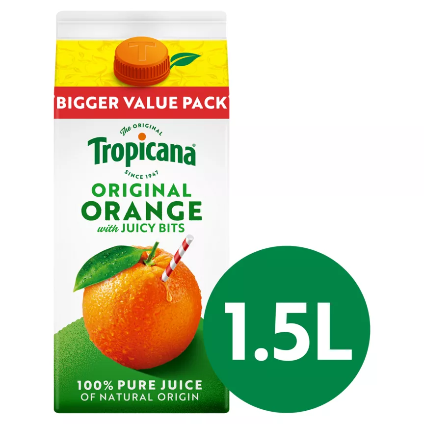 Tropicana Original Orange with Juicy Bits 1.5L