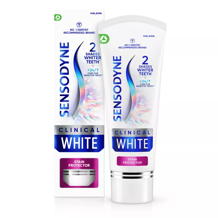 Sensodyne Clinical White Stain Protector Toothpaste, 75 ml - Image 1