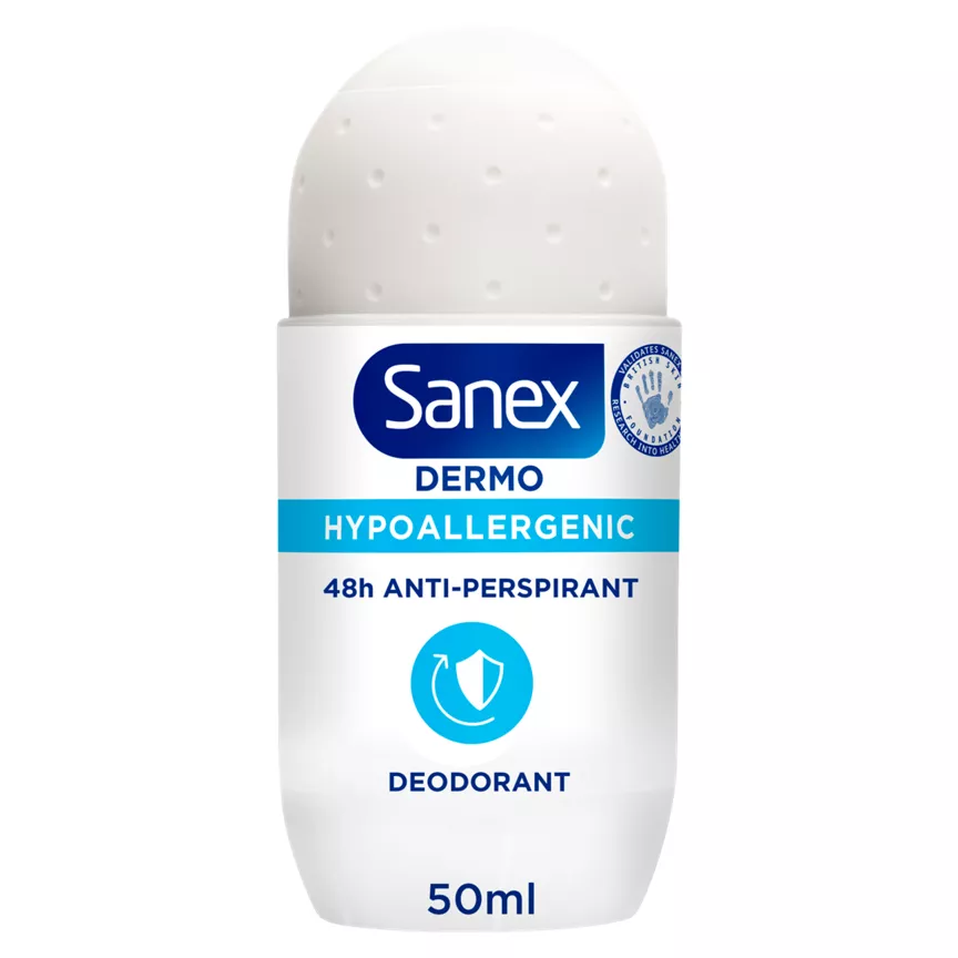 Sanex Dermo Hypoallergenic Antiperspirant Roll-On Deodorant 50ml