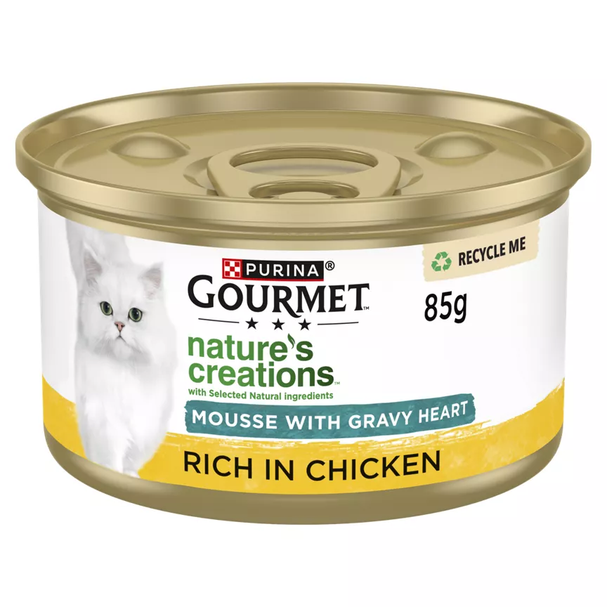 Gourmet Nature Creations Mousse With Gravy Heart 85g