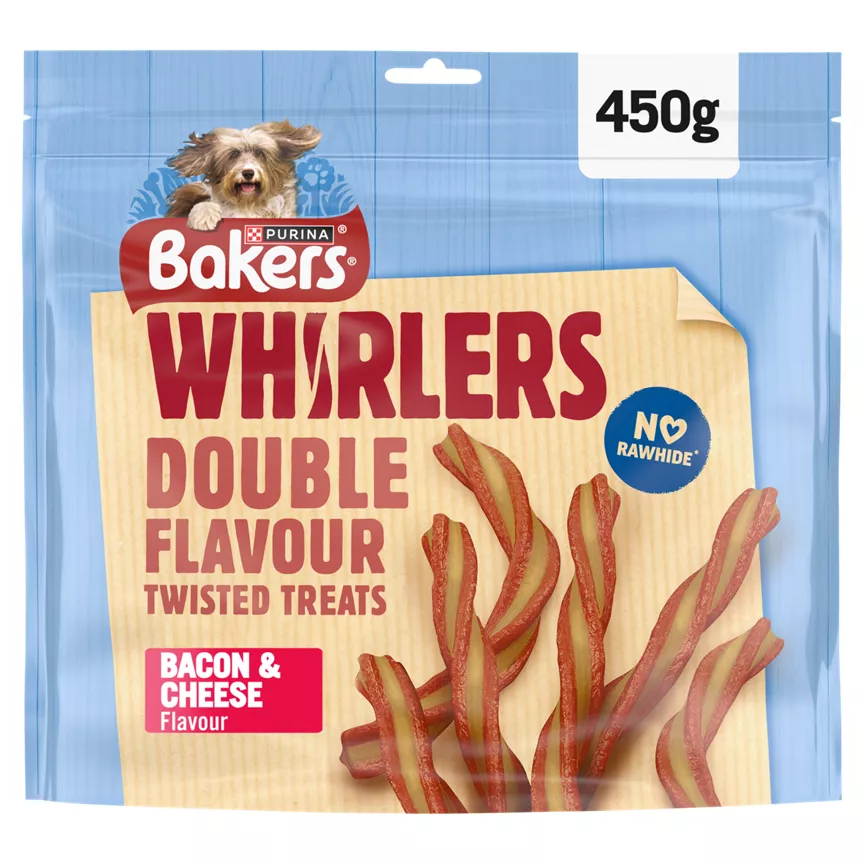 Bakers Whirlers Bacon & Cheese Flavour 450g